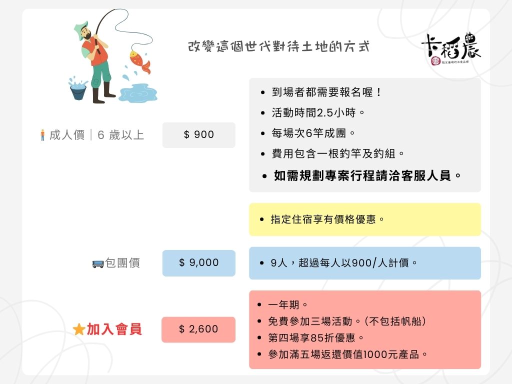 20250911 釣魚價目表