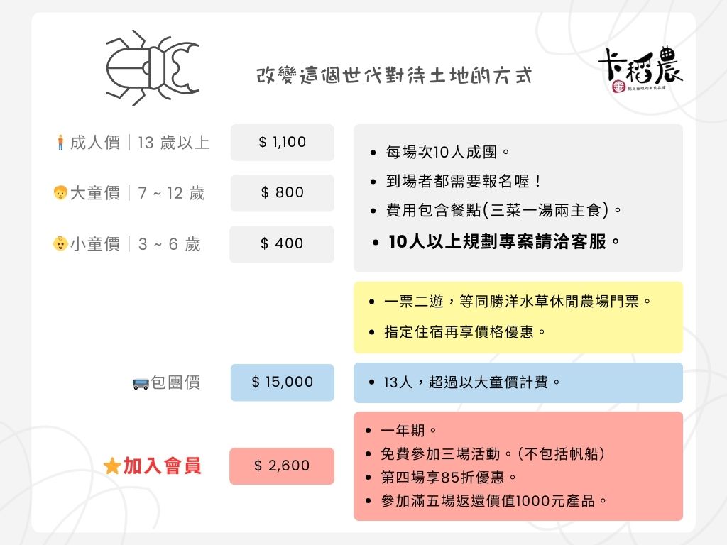 20250911 雙連埤鍬形蟲價目表